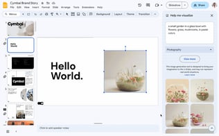 Create original images from text within Google Slides 
