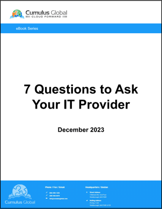 eBook - 7 Question to Ask Your IT Provider.cover